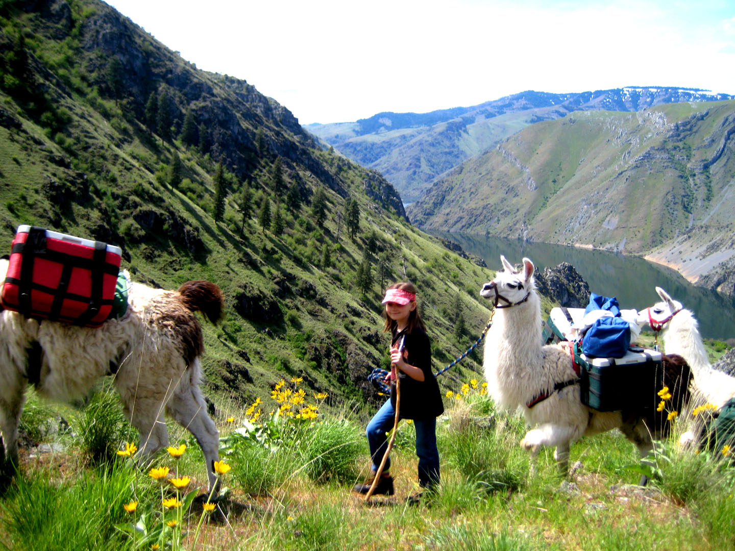 Kids on backcountry adventure!